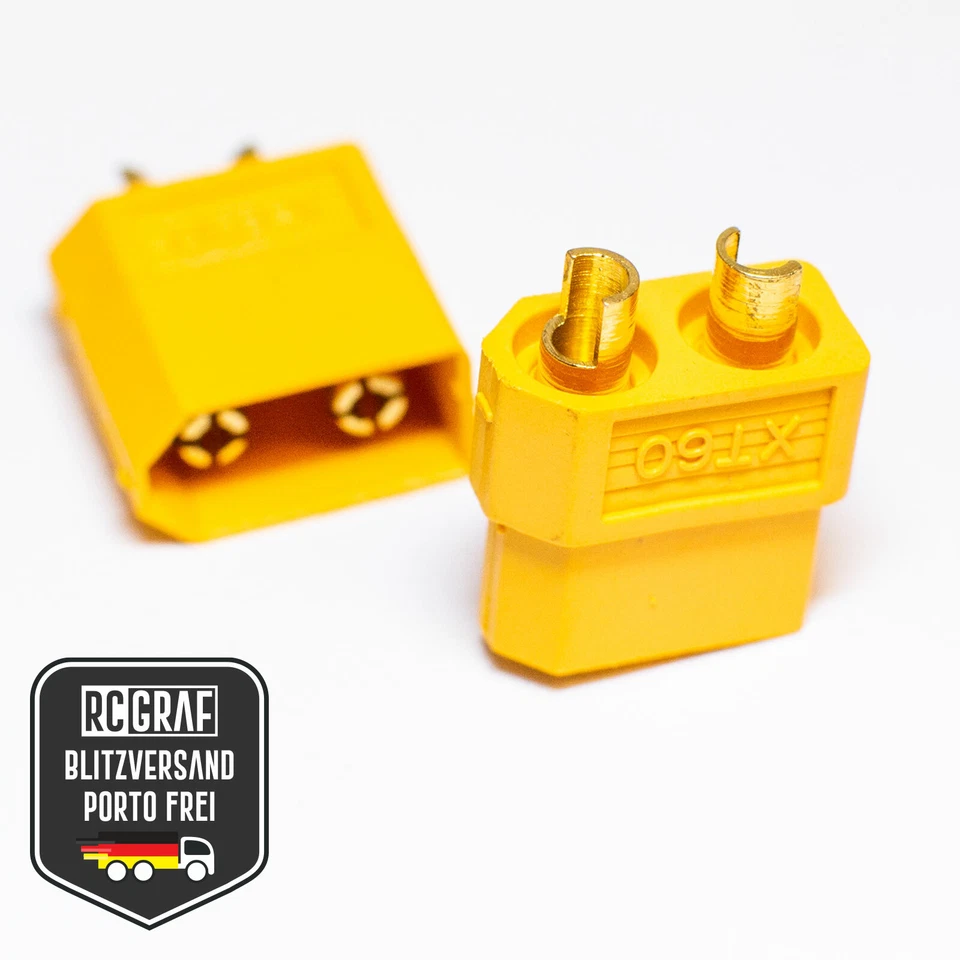 25 Paare XT60 Premium Stecker Buchse Lipo Akku XT 60 RC 50 Teile - Bild 3 von 3