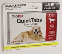 Dog Md Maximum Defense Quick Tabs (nitenpyram) Dogs Over 25lbs 6 Tablets Dog Md Maximum Defense Quick Tabs (nitenpyram) Dogs Over 25lbs 6 Tablets