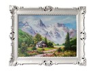 Cadre D'Image Cadre Antique Baroque Rococo Fruits Vin Photo 90x70 2