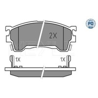 Meyle BremsbeläGe Vorne FüR Mazda Premacy 323 F VI Ford USA Probe II
