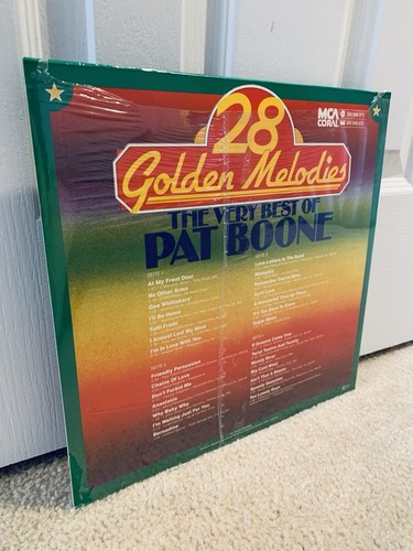 The Very Best Of PAT BOONE~28 Golden Melodies 2LP Sealed Vinyl Records 1st Press - Picture 2 of 2