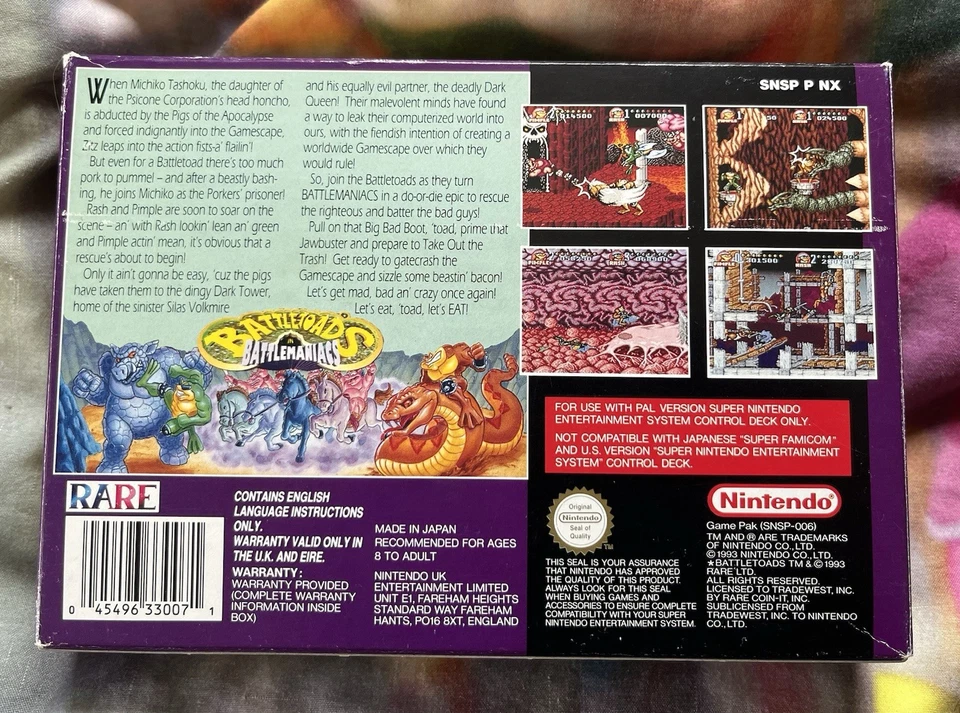 Battletoads, Snes, Boxed - Image 2 of 4