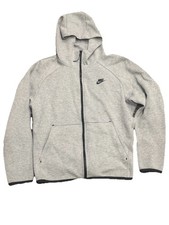 Nike Sportswear Tech Fleece Full-Zip Hoodie Grey Men  s Size Medium / Large