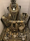 Estate-jewelry-Lot -Redesign-Great For Craft-Junk-gold&silver Tone-costume-9+lbs