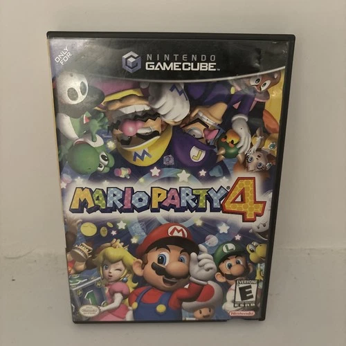 Mario Party 4 GameCube Black Label (NO MANUAL )