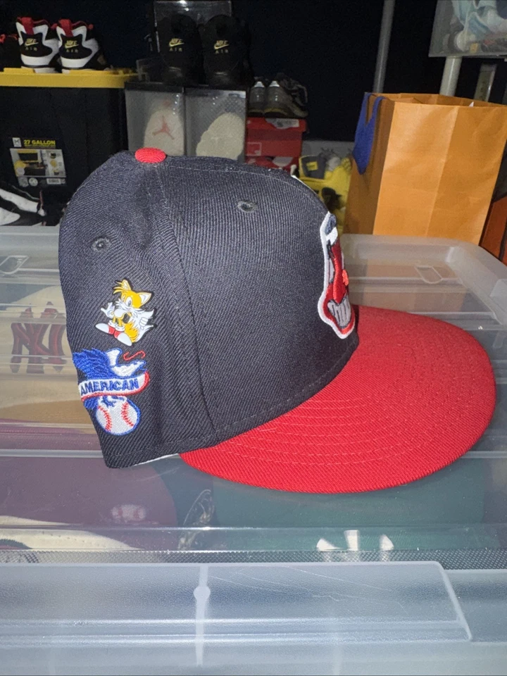 New Era Cleveland Indians Chief Wahoo Fitted 1954 All-Star Game Patch Size 7 1/4 - Image 3 of 4
