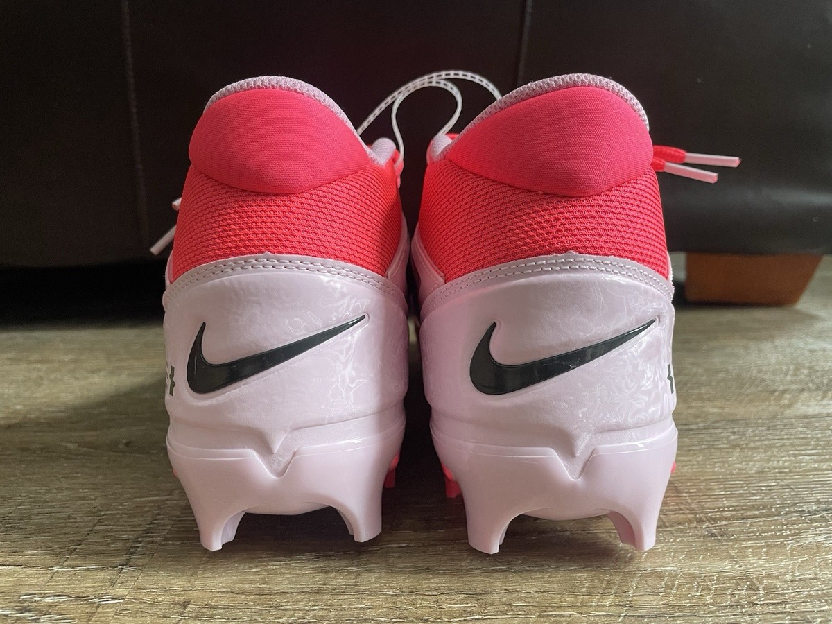 NEW Nike Alpha Menace Pro Football Cleats HJ4568-600 Size 10.5 Racer Pink Men main image 3