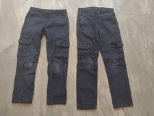 2x Kinder Jeans Stoffhosen Arbeitshosen Taschen Gr 122 128 134 140 Zwillinge Set