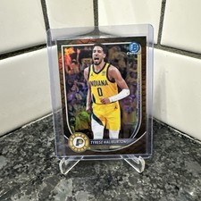 Tyrese Haliburton 2025 Bowman Chrome Reptillian #BCV-77 Indiana Pacers