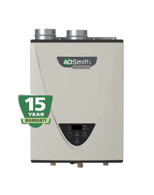 #ad ao smith tankless water heater gt15 540 ni 199000 btu $900.00