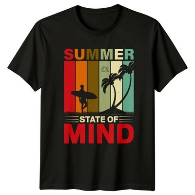 Summer State Of Mind T-Shirt Surfen Strand Sommer Urlaub Geschenk für Sie und Ihn
