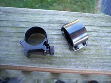 1" Weaver Rifle Scope Rings ~Med~  Gloss