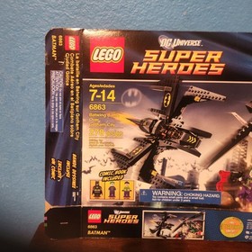 EMPTY BOX ONLY-LEGO SUPER HEROES 6863-BATWING BATTLE OVER GOTHAM CITY-NO LEGOS