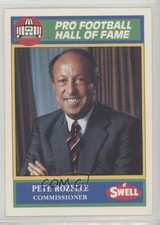 1990 Swell Pro Football Hall of Fame Pete Rozelle #128 HOF