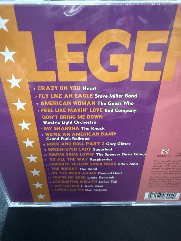 Legends: Gimme Some Lovin Brand New Compilation Time Life New Sealed - Image 3 of 3