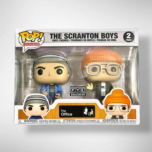 Funko Pop! The Office Scranton Boys 2-Pack FYE Exclusive Vinyl Figures