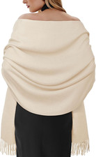 Women  s Pashmina Shawl Wrap Winter Scarf for Dresses Wedding Party Evening