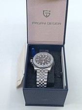 Pagani Design PD-1661 Automatik Herrenuhr Taucheruhr Grau NH35 Jubilee   _0.24_5