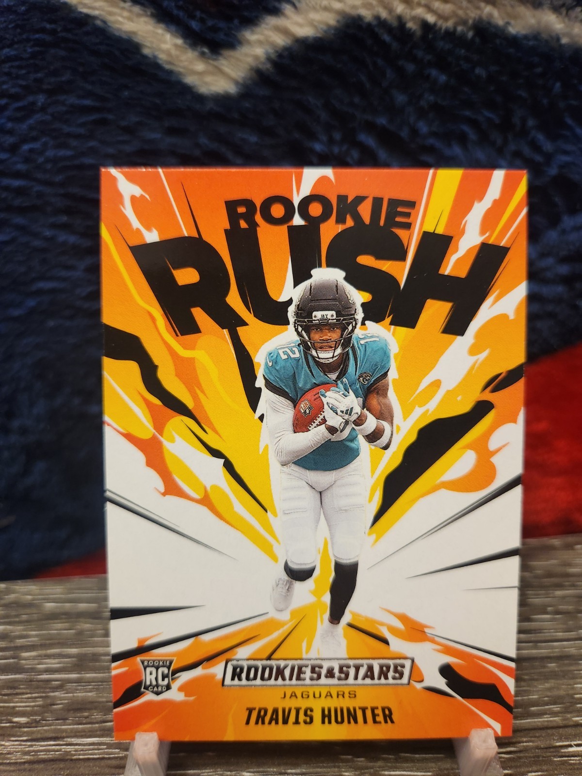 2025 Rookies & Stars Football Travis Hunter RC #10 Rookie Rush Jaguars