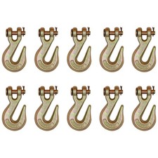 10x 516 Clevis Grab Hook Chain Lever Ratch Binder Flatbed Truck Hooks Cargo