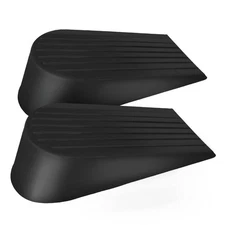 Extra Large Rubber Door Stoppers - Heavy Duty Door Stop Wedge, Jumbo Flexible...