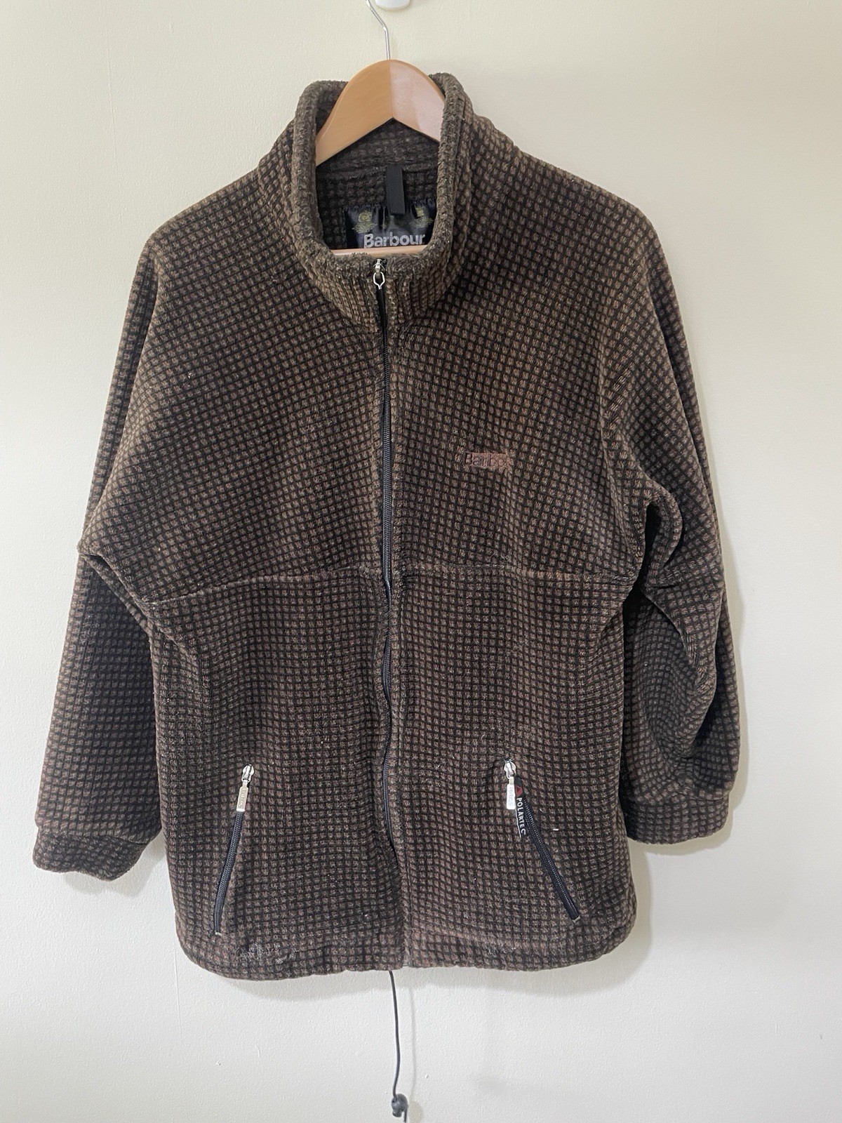 Chaqueta polar Barbour Polartec marrón mediana - grande