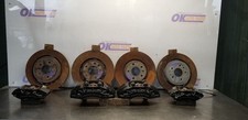 15 Chevy Corvette C7 Z51 Brake Caliper Set With Rotors Front And Rear Black