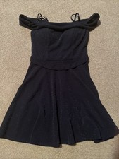 Sequin Hearts brand Formal Dress, Juniors Size 7 Pre Owned Excellen Navy Sparkle