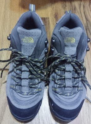 The North Face Women s Hiking Shoes Gray/Black/Yellow US 8.5 EU 40 Medium