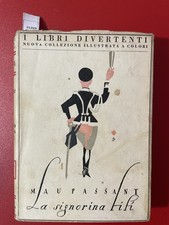 Guy de Maupassant La Signorina Fifi I Libri Divertenti ill. colori 1920 ca.