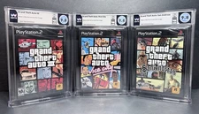Grand Theft Auto GTA Trilogy Complete Set! PS2 Playstation 2 WATA Graded 9.8/A++