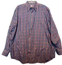 Peter Millar Long Sleeve Button Down Shirt Multicolor Mens Size XXL 100 Cotton