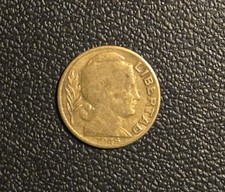 1948 Argentina 20 Centavos - Libertad Head - Republica Argentina Coin