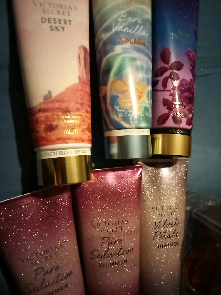 Victoria Secret Lote Seis Lociones Corporales 8 OZ Aromas Mixtos Variedad Mixta Foto 2 de 4