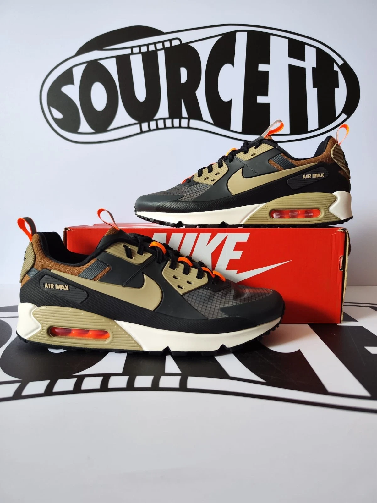 Nike Air Max 90 Drift grigio fumo scuro 11UK 12US NUOVISSIME