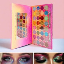 32 Colours Glitter Eyeshadow Palette, Make-Up Palette, Face and Body Glitter,...
