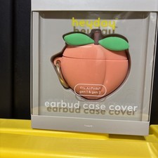 Heyday PEACHES Earbud Case Cover for AirPods Gen 1 or 2 New In box