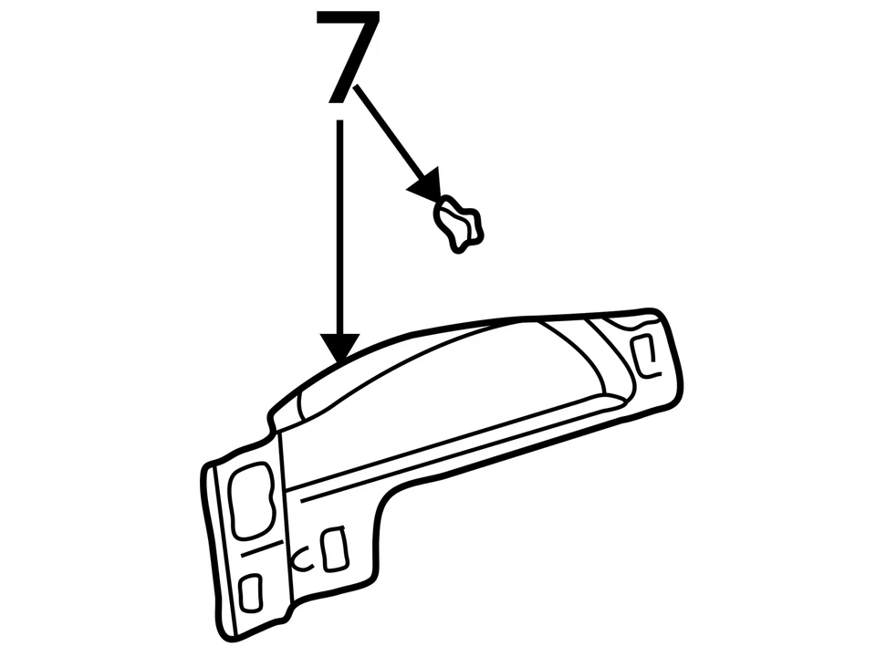 Bisel de tablero Tacoma 1996 640299 Foto 4 de 4