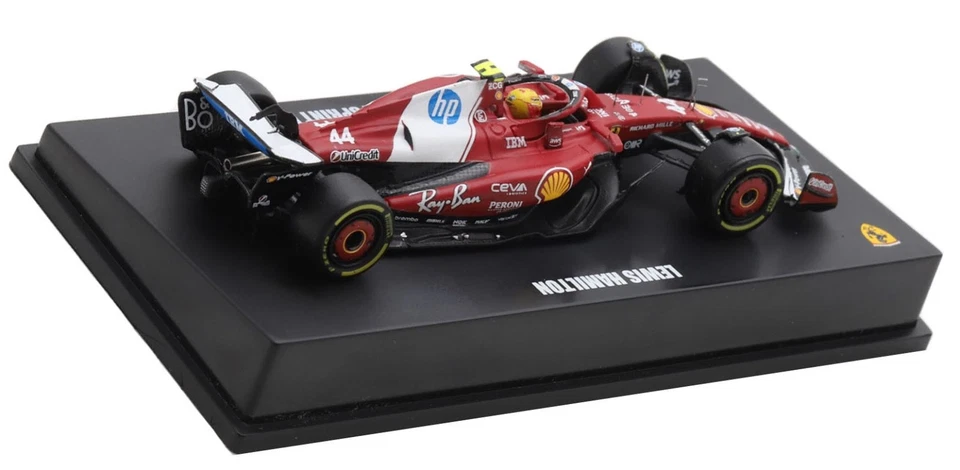 Looksmart LS64025 Ferrari SF-25 #44 Chinese GP 2025 - Lewis Hamilton 1/64 Scale - Image 2 of 4