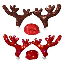Car Christmas Decorations Cute Funny Waterproof Vehicle Exterior Deer Great Gift