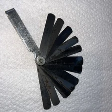 Vintage Cortland No. 230  Spark Plug Gap Tool Feeler Gauge Made in USA