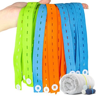 30PCS Sheet Bands for Organizing - Bright Adjustable Bed Sheets Organizer Bands,