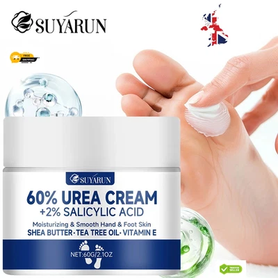 SUYARUN 60% Urea Foot Cream for Cracked Heels & Dry Skin - Intensive Moisturizin - Image 1 of 4