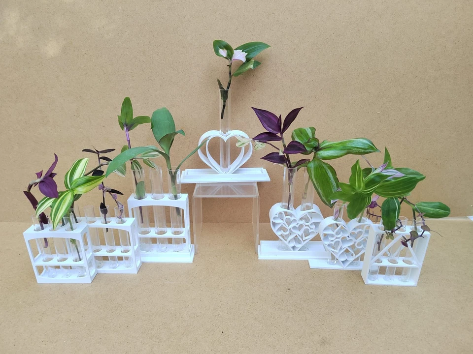 White Plant Propagation Stations + Tubes for Rooting Cuttings in different sizes - Image 2 of 4