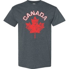 Inktastic Canada Maple Leaf T-Shirt Mens Clothing Apparel Tees T-shirts