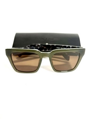 Rag & Bone New York Sonnenbrille Grün Schwarz Kunststoff Designer Marmor UVP 155£ NEU 