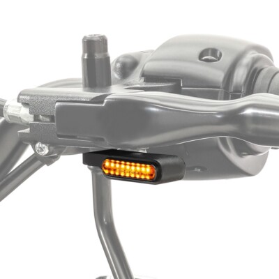 LED Lauflicht Lenkerblinker Motorrad Lumitecs BL8 E-Prüfzeichen 2 Stück