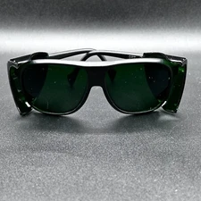 GPT VTG 5 1/2 Z87 Safety Glasses w/ Side Shields Green Black Used