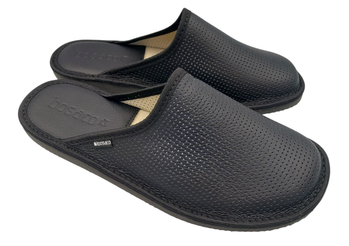 Pantoffeln Herren Leder Hausschuhe Lederpantoffeln Echtleder Pantoffeln Bosaco