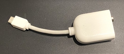 Apple Mini-VGA Plug to S-Video & RCA Composite Mac to TV Adapter - AP-MV02 - Picture 2 of 4